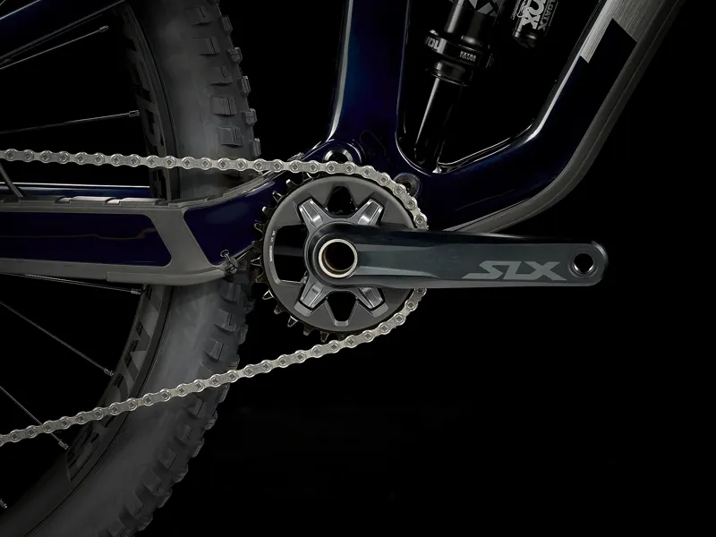 TREK Slash 9.7 Full Suspension Mountain Bike in Carbon Blue Smoke-2